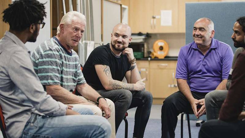 how to start a men's support group