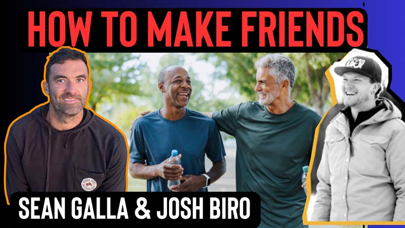how do men make friends?